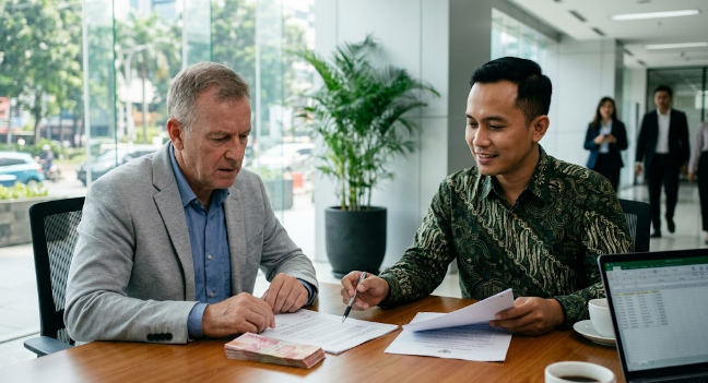 Perbandingan harga yang dinyatakan dengan pembayaran sebenarnya beserta risiko pajak