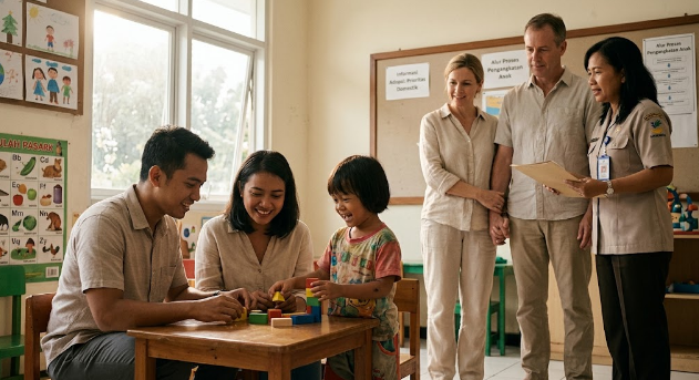 Pasangan perkawinan campuran dalam proses pengangkatan anak di Indonesia