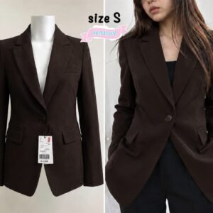 Awesome Hourglass Blazer (Chocolate Brown)