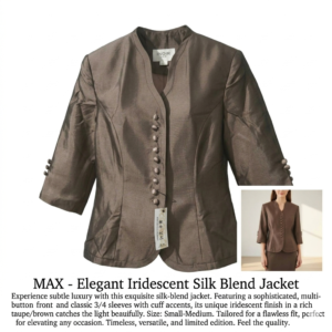 Elegant Satin Mandarin Collar Blouse